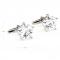 Bling Me Star Cut White Crystal Intense Fire Bullet post Cufflinks 2.jpg